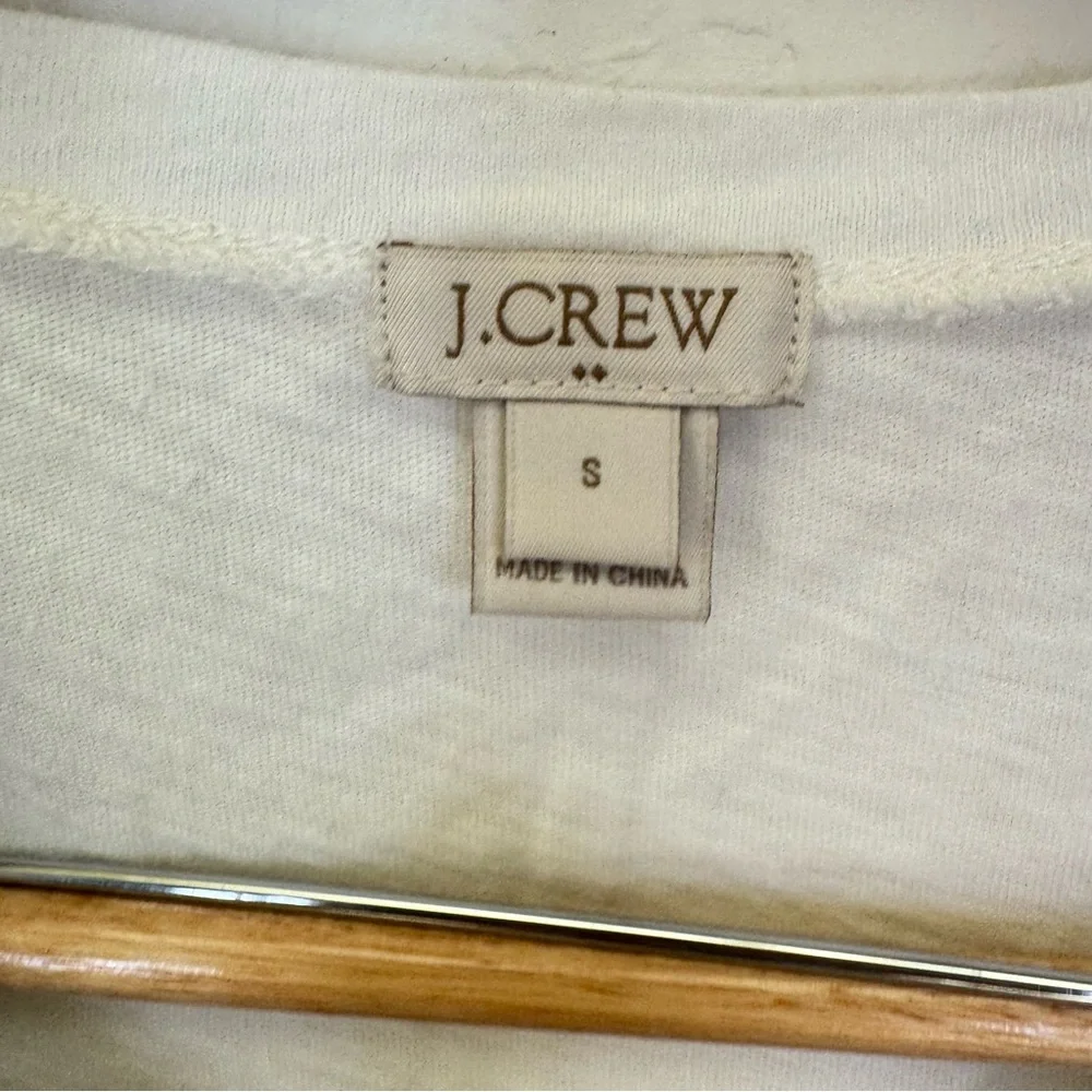 J. Crew Embroidered Tank Top Navy - Picture 5 of 8